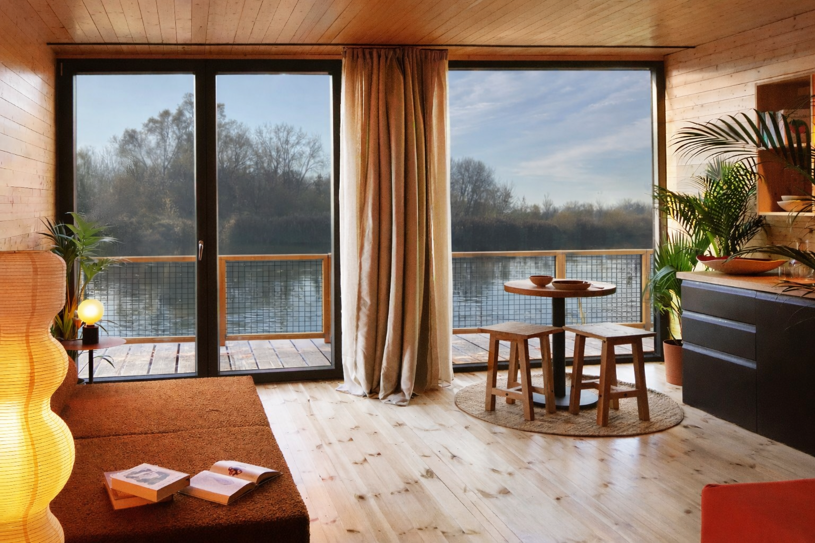 Dom na wodzie Cabin on the river 1